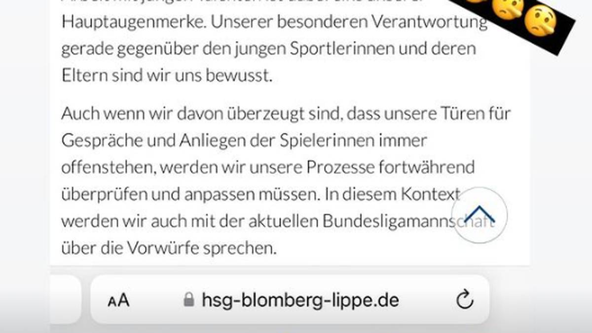 Isabelle Jongenelen wehrt sich gegen die Darstellung ihres Ex-Vereins, HSG Blomberg-Lippe