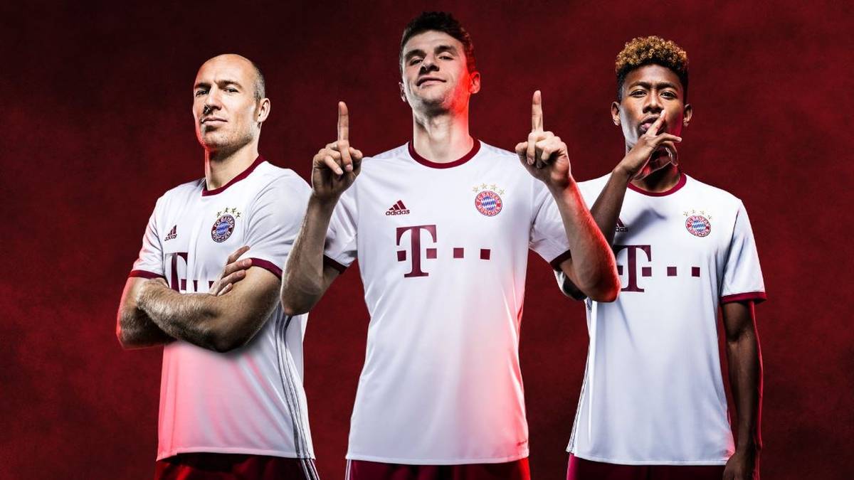 Jetzt ist es offiziell: Der FC Bayern läuft in der Champions League in weißen Trikots auf
