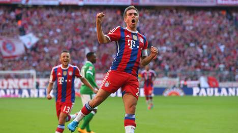 Philipp Lahm-FC Bayern Muenchen-SV Werder Bremen-Bundesliga