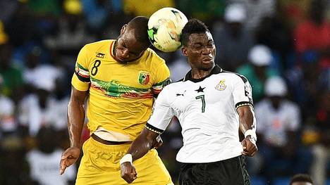 Christian Atsu (r.) und Ghana stehen im Viertelfinale