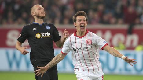 Ein Tor, eine Vorlage: Benito Raman (l.) glänzt im Derby für Fortuna Düsseldorf