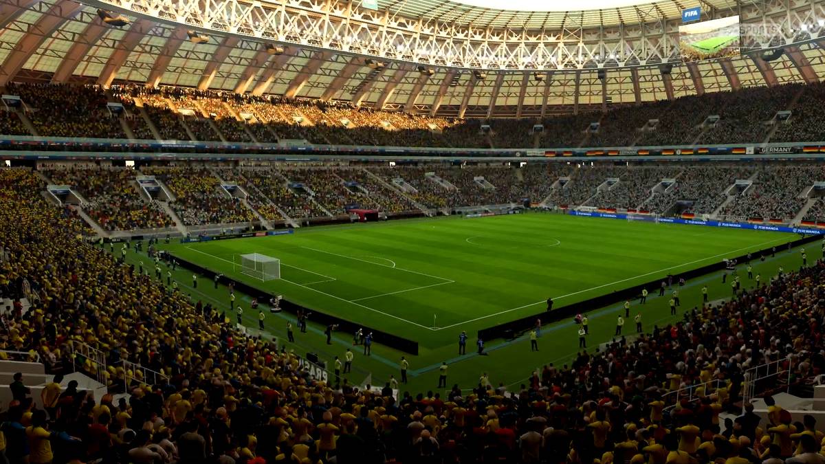 Kurios: Die Arenen des FIFA 18 WM-Modus waren noch vor den echten Spielstätten fertiggestellt