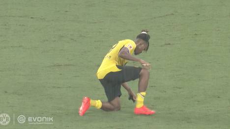 Borussia Dortmund gewinnt sein Testspiel zum Abschluss der Asienreise mit 1:0 gegen den FC Tokyo. Dabei lässt jedoch eine augenscheinliche Verletzung die Fans aufschrecken. 