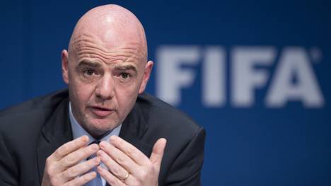 FIFA-Präsident Gianni Infantino zeigt sich nach dem Anschlag im Irak schockiert