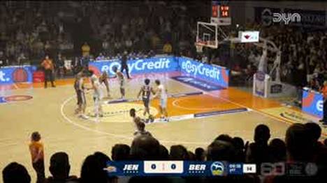 Die BBL-Highlights der Partie Science City Jena - ALBA BERLIN im Video.