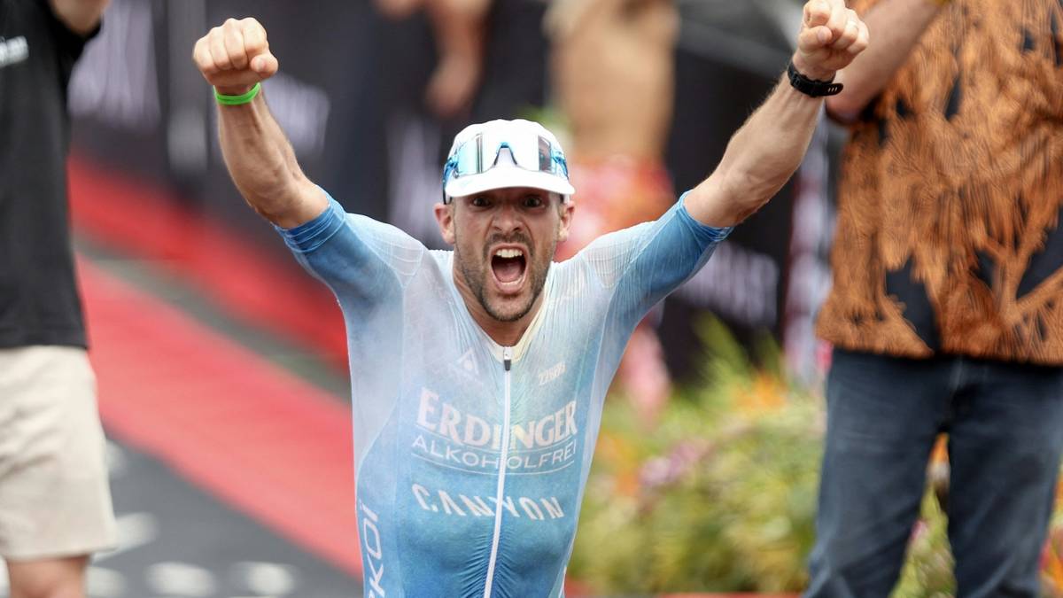 Mit Streckenrekord: Lange zum dritten Mal Ironman-Weltmeister