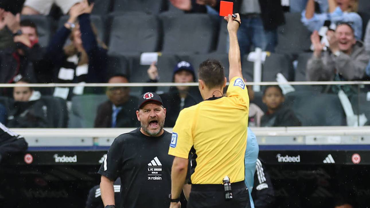 Steffen Baumgart sah in Frankfurt die Rote Karte