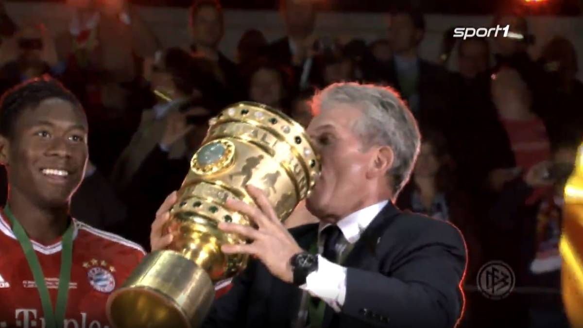 1. Juni 2013: Der DFB-Pokal-Sieg macht das erste Triple in der Bayern Geschichte perfekt. Und mittendrin Jupp Heynckes. Der 68-Jährige beweist noch einmal, dass er noch nicht zu den alten Eisen gehört.