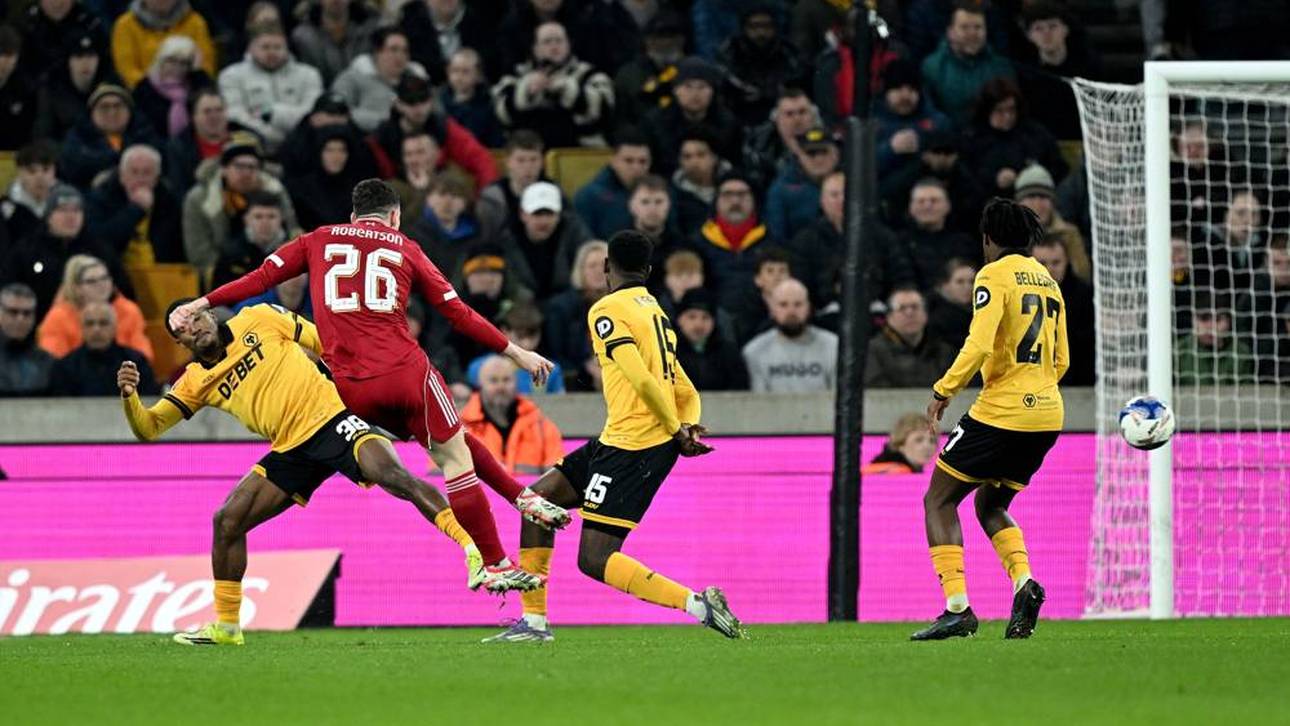Robertsons Traumtor zum 1:0 war unhaltbar