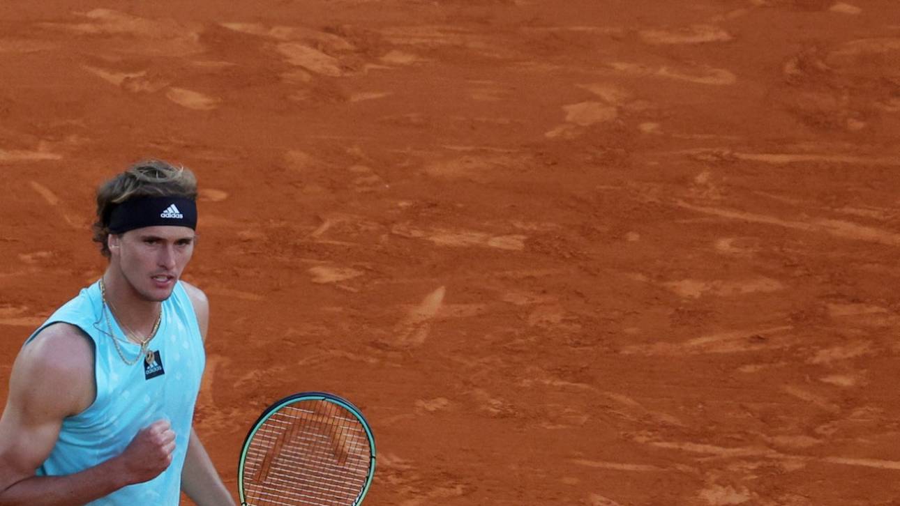 Zverev lässt die Muskeln spielen