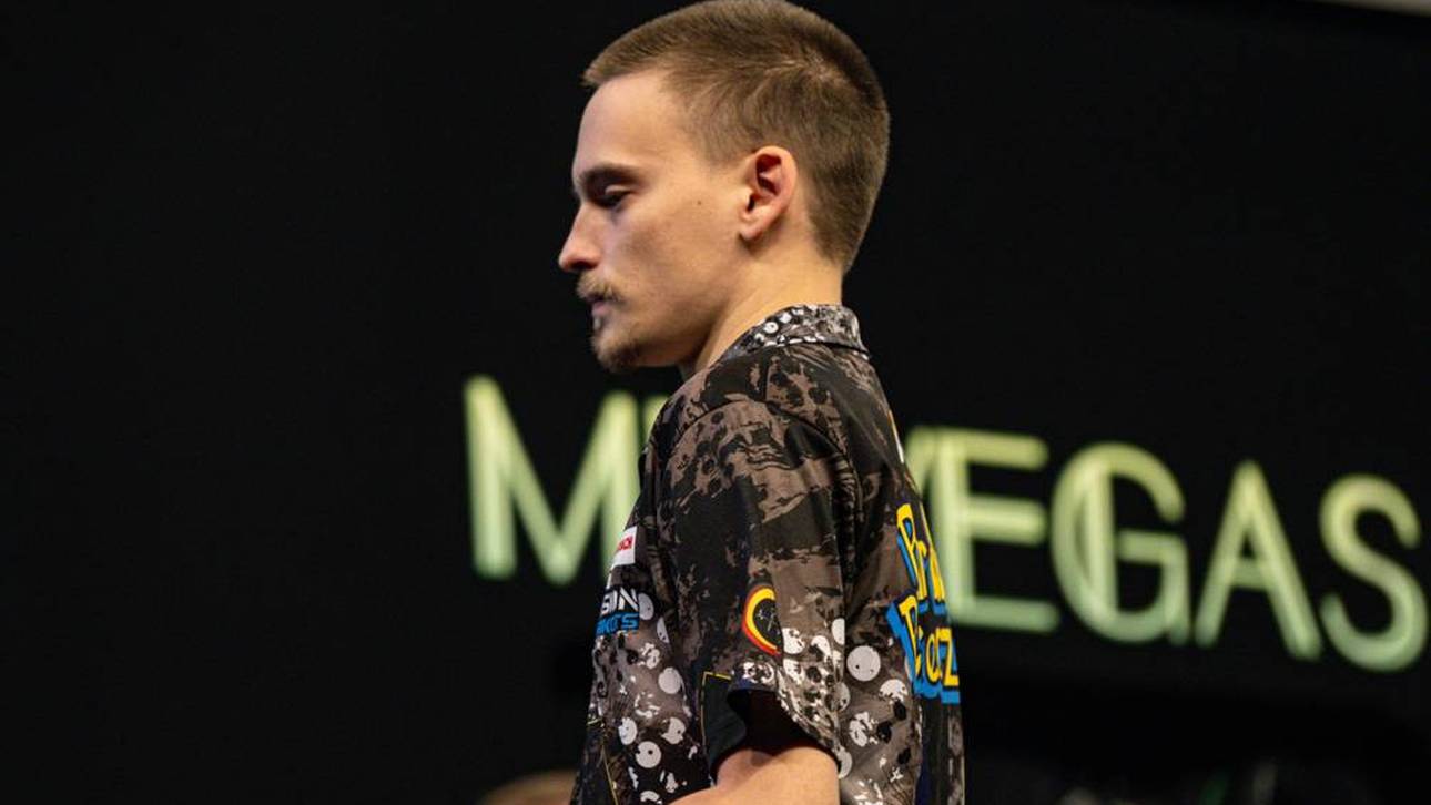 Drama um deutschen Darts-Star