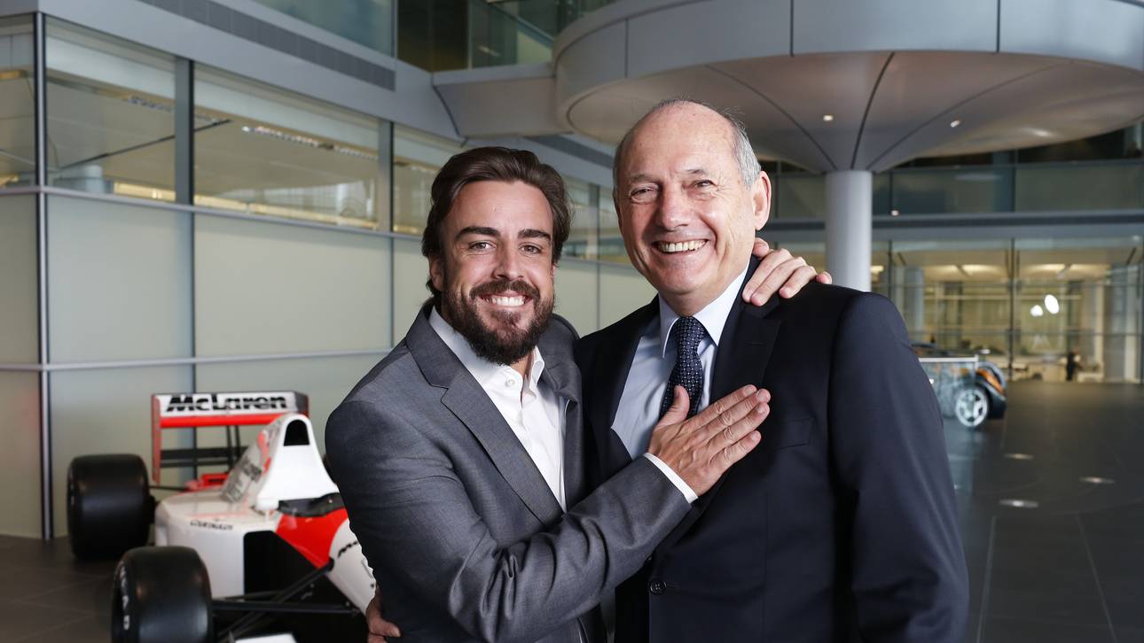 Fernando Alonso Ron Dennis