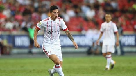 Bald ein Futsal-Fan? James Rodriguez  vom FC Bayern
