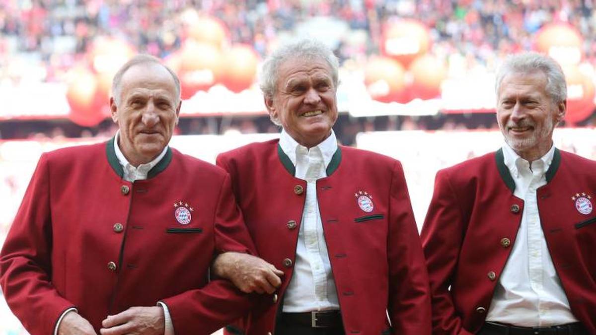 Drei Bayern-Legenden unter sich: Katsche Schwarzenbeck, Sepp Maier und Paul Breitner