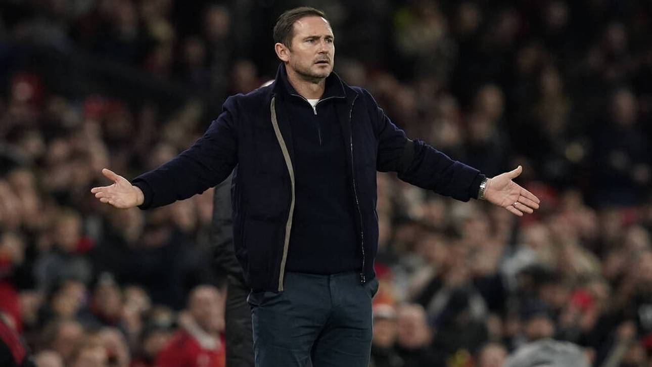 Frank Lampard steht als Trainer des FC Everton in der Kritik