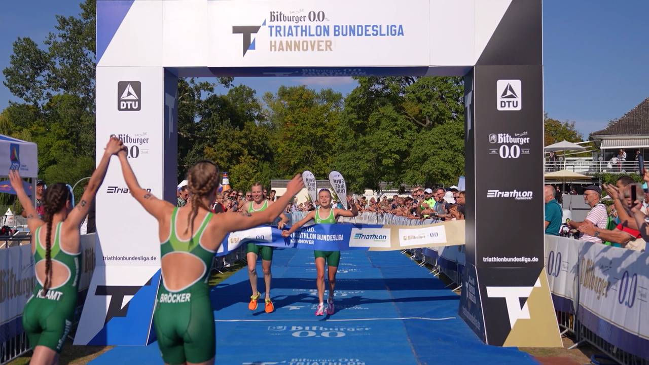 Bitburger 0,0%-Triathlon Bundesliga mit Potsdam und Buschhütten aus Hannover