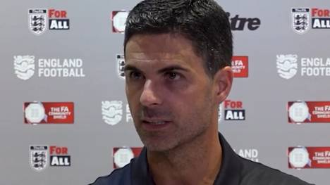 Arsenal-Coach Mikel Arteta zeigte sich nach dem Sieg im Community Shield gegen Manchester City voll des Lobes für die Qualität seiner Spieler. Besonders Christos Tzolis und Martin Odegaard hob der Spanier hervor.