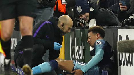 Tottenhams Dele Alli verletzte sich gegen den FC Fulham an der Achilessehne