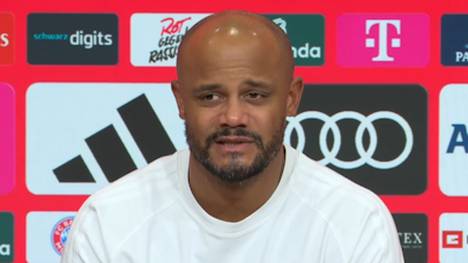 Vincent Kompany glaubt nicht, dass der FC Bayern mit einem kleinen Kader zu kämpfen hat. Danach gefragt, verweist der Trainer verwundert auf den 6:2-Sieg gegen Freiburg aus der vergangenen Woche.