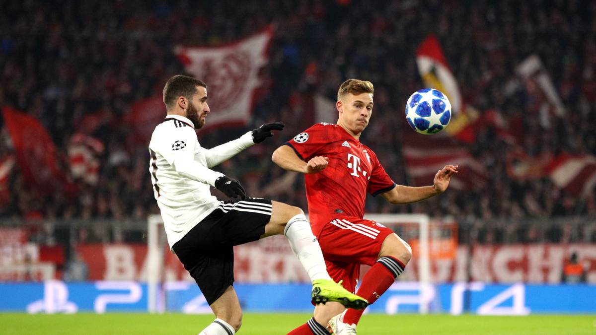 JOSHUA KIMMICH: Wurde von Kovac auf seiner Wunschposition im defensiven Mittelfeld eingesetzt. Auch ihm tat die doppelte Absicherung im Zentrum gut. Kimmich war bissig in den Zweikämpfen, stopfte viele Löcher, hatte aber nicht so viel mit dem Spielaufbau zu tun. Bereitete das 3:0 und 4:1 durch Lewandowski vor. SPORT1-Note: 2