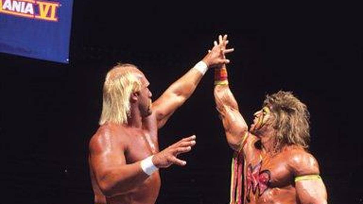 WRESTLEMANIA VI: THE ULTIMATE WARRIOR besiegt HULK HOGAN. Die Neunziger begannen in der WWF mit einem Knalleffekt. Nach sechs Jahren an der Spitze verlor Hogan erstmals fair und deutlich - gegen den zu seinem Nachfolger aufgebauten Warrior