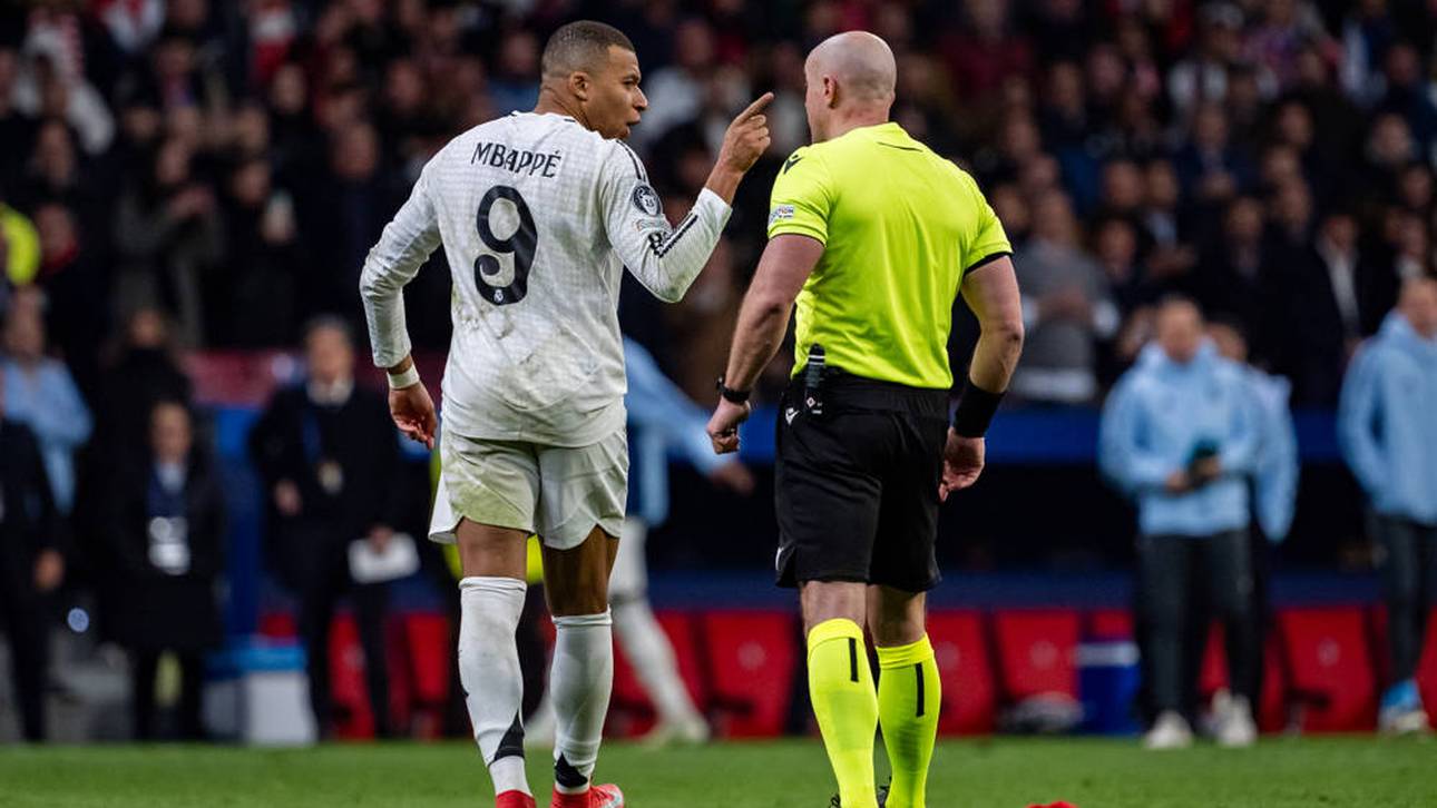 Kylian Mbappé sah im Elfmeterschießen noch die Gelbe Karte