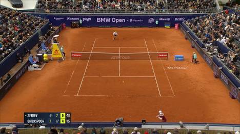 Alexander Zverev steht beim ATP-Turnier in München schon vor dem Aus - schafft im umkämpften Viertelfinale aber die Wende.