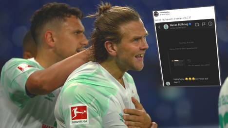 "Gamerbrother" ist eine Youtube-Größe und bekennender Schalke-Anhänger - aber offensichtlich alles andere als ein Fan von David Wagmer. Bremens Niclas Füllkrug fühlt sich angestachelt - und liefert.