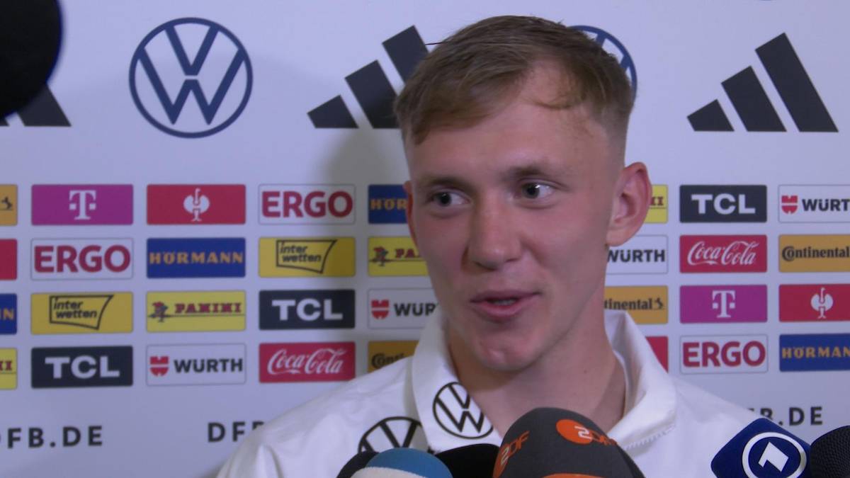 Nach dem Remis im Testspiel der deutschen Fußballnationalmannschaft gegen die Ukraine spricht Nationalspieler Maximilian Beier über sein Debüt und seine Rolle.
