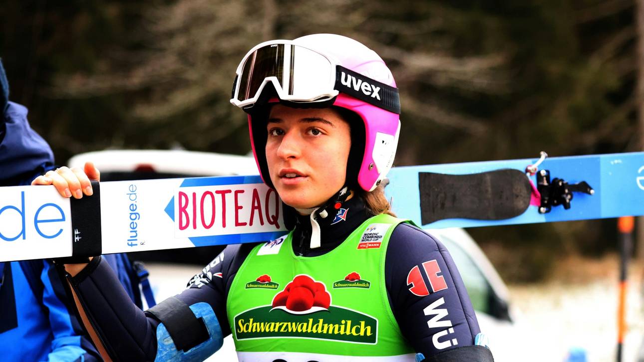 Kombiniererin Armbruster Zweite