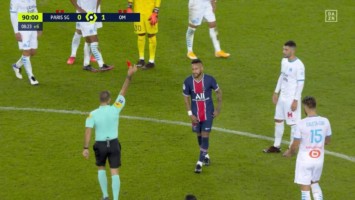 Meister PSG kassiert trotz Neymar im zweiten Saisonspiel die zweite Niederlage. Die Partie gegen Erzrivale Marseille wird von Härte geprägt - und eskaliert.