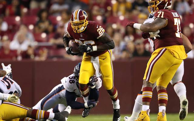 Nfl Preseason Mit New England Patriots Washington Redskins Und Adrian Peterson