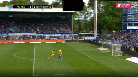 SV Meppen - Eintracht Braunschweig: Tore und Highlights | 3. Liga