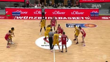 Spiel Highlights zu Würzburg Baskets - Tigers Tübingen