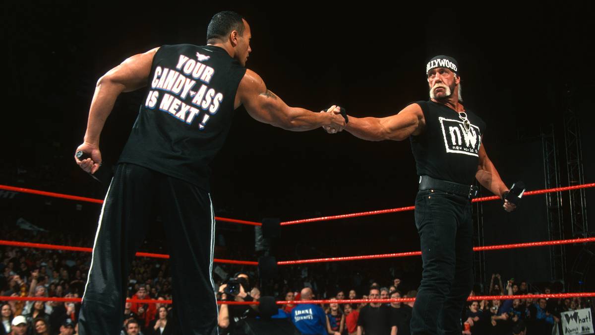 18. FEBRUAR 2002 - Ein Generationentreffen, das kaum einer mehr für möglich hielt: Der frisch zurückgekehrte Hulk Hogan wird von The Rock zu einem WrestleMania-Duell herausgefordert - und nimmt an