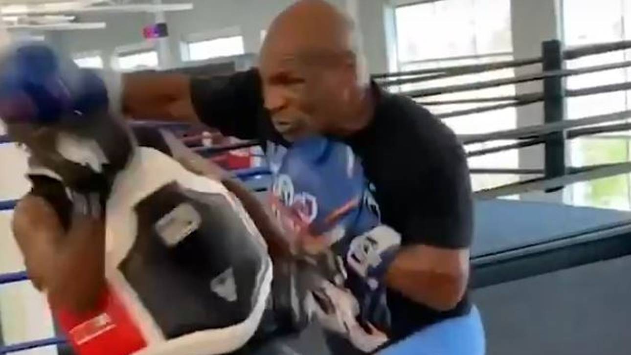 Tyson haut fast seinen Trainer k.o.