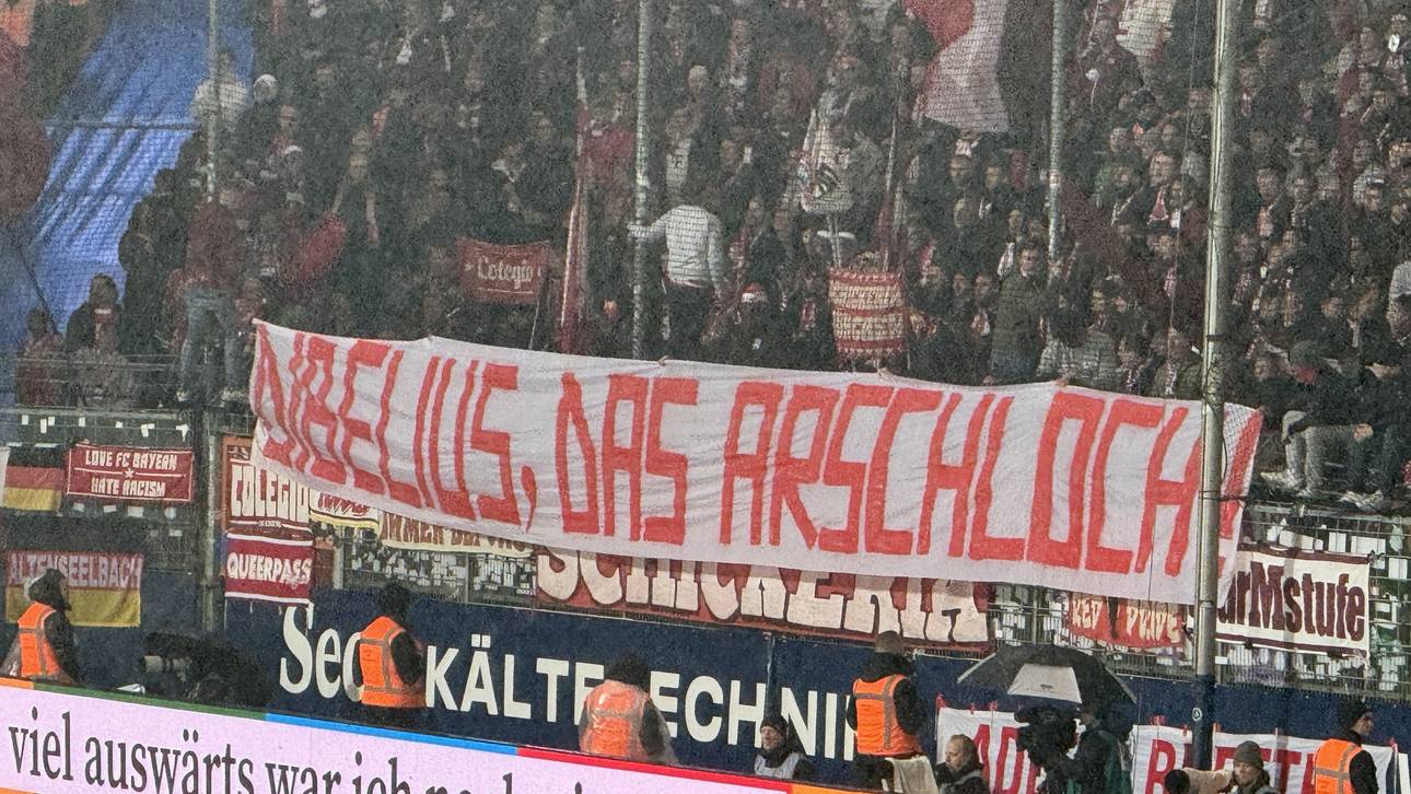 Fanprotest bei Bayern-Spiel