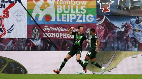 Wout Weghorst rettet dem VfL Wolfsburg in Leipzig einen Punkt