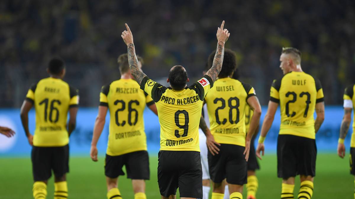 PLATZ 5 - BORUSSIA DORTMUND: Der BVB ist unter Lucien Favre in allen Pflichtspielen ungeschlagen und seit Samstag in der Bundesliga Spitzenreiter. Nach dem mühsamen Sieg in Brügge will der BVB jetzt zuhause gegen Monaco nachlegen