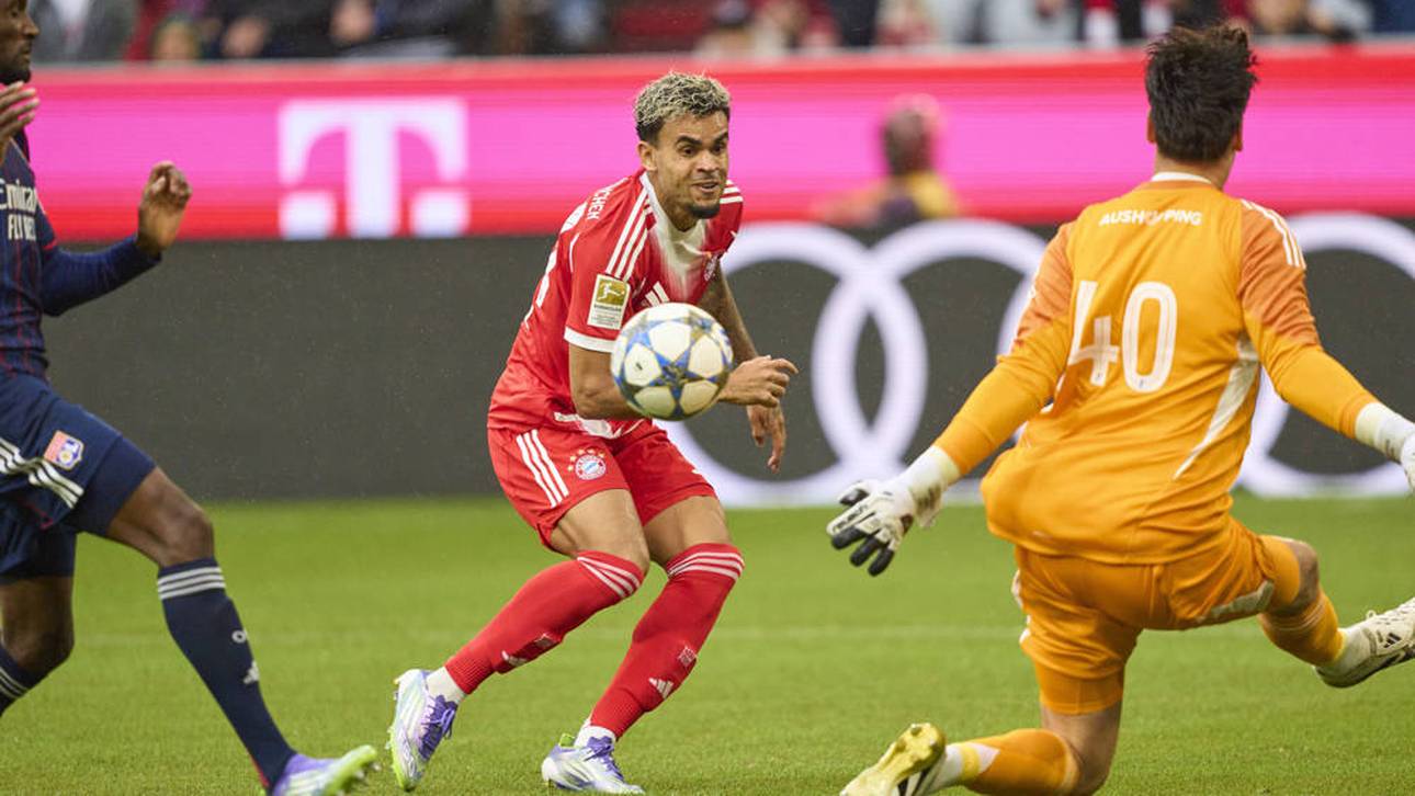 Luis Díaz feiert sein Debüt für den FC Bayern