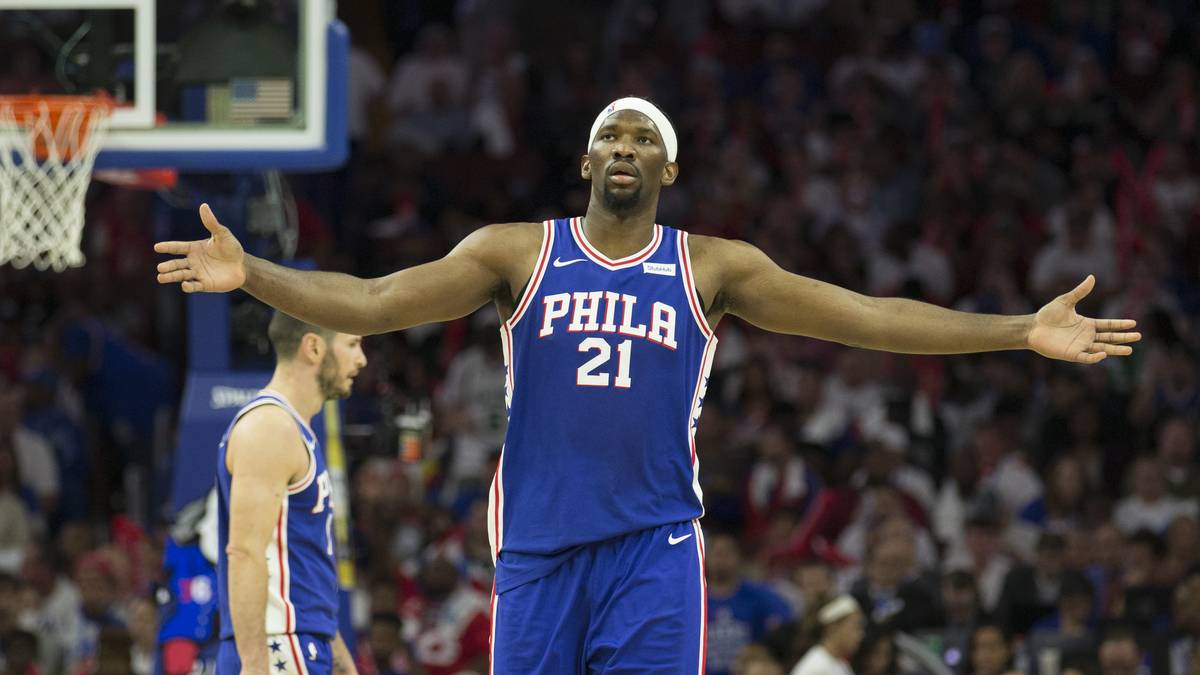 PLATZ 6: Joel Embiid, #21 der Philadelphia 76ers 