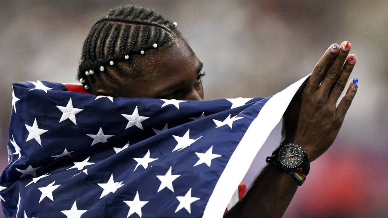 Perlen im Haar und lackierte Fingernägel - Noah Lyles erregt nicht nur mit seinen Leistungen Aufsehen