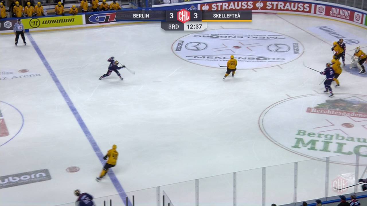 CHL: Eisbären Berlin - Skellefteå AIK (3:5) Tore und Highlights im Video