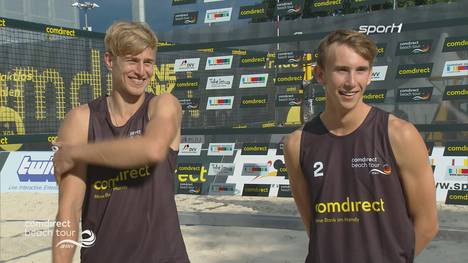 Lukas Pfretzschner & Steven van de Velde konnten überraschend deutlich das Final-Spiel gegen Ehlers/Flüggen mit 2:0 Sätzen gewinnen.