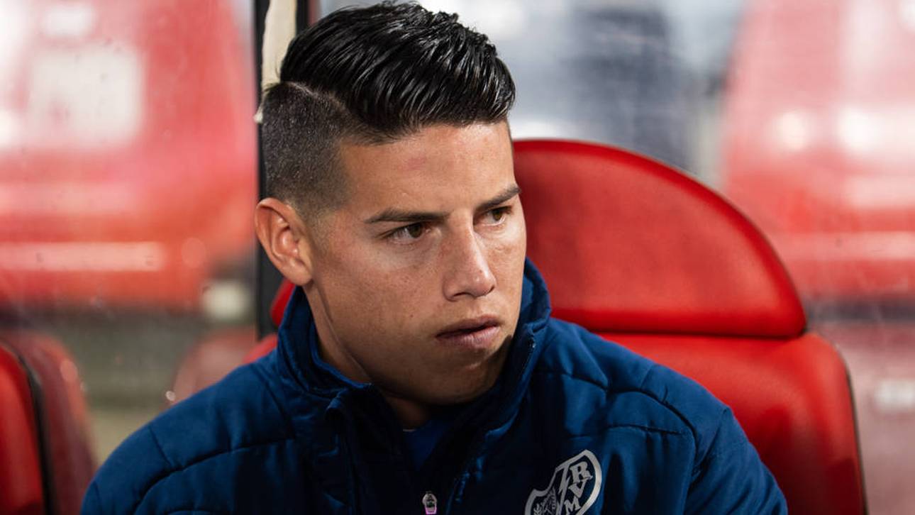 Ein gewohntes Bild in dieser Saison: James Rodriguez auf der Ersatzbank