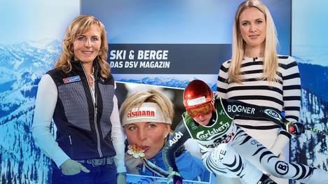 Im „SKI & BERGE: Das DSV Magazin“ auf SPORT1 begrüßt Ruth Hofmann die zweifache Weltmeisterin Martina Ertl. Gemeinsam mit der ehemaligen Skirennläuferin spricht Hofmann über die historischen Entwicklungen rund um Material, Ausrüstung und Techniken im Skisport. 