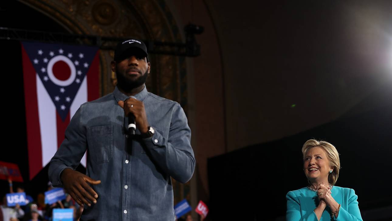 James gastiert nicht in Trump-Hotel