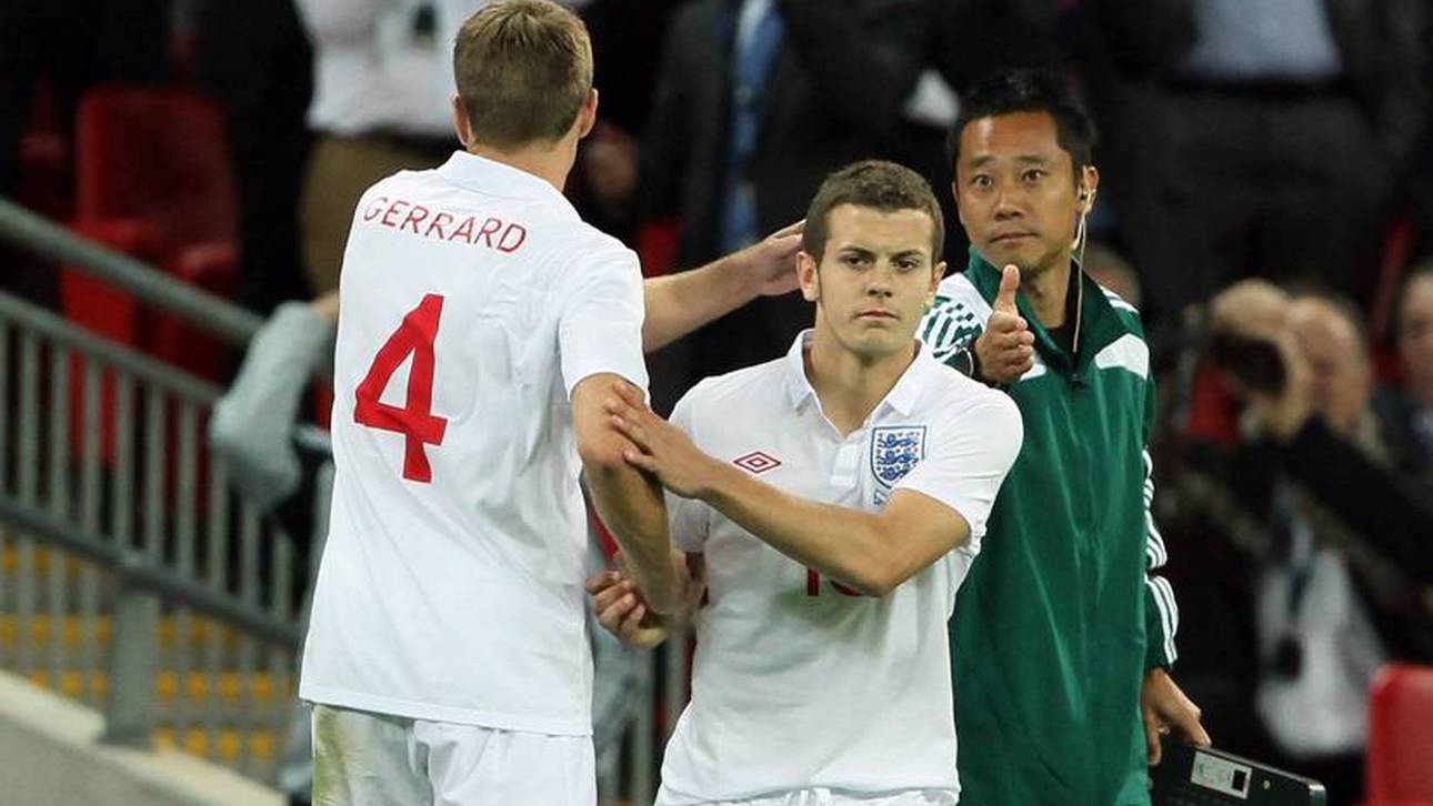 Jack Wilshere feierte 2010 sein Debüt für England