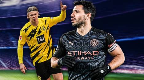Sergio Agüero wird ab Sommer nicht mehr für Manchester City spielen. Öffnet sein Abschied die Tür für einen Transfer von Erling Haaland?