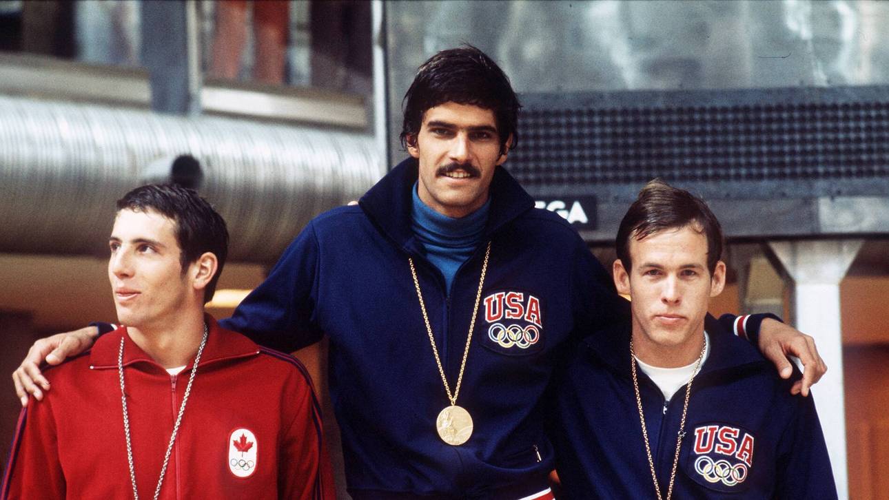 Mark Spitz gewann bei Olympia 1972 in München sieben Goldmedaillen